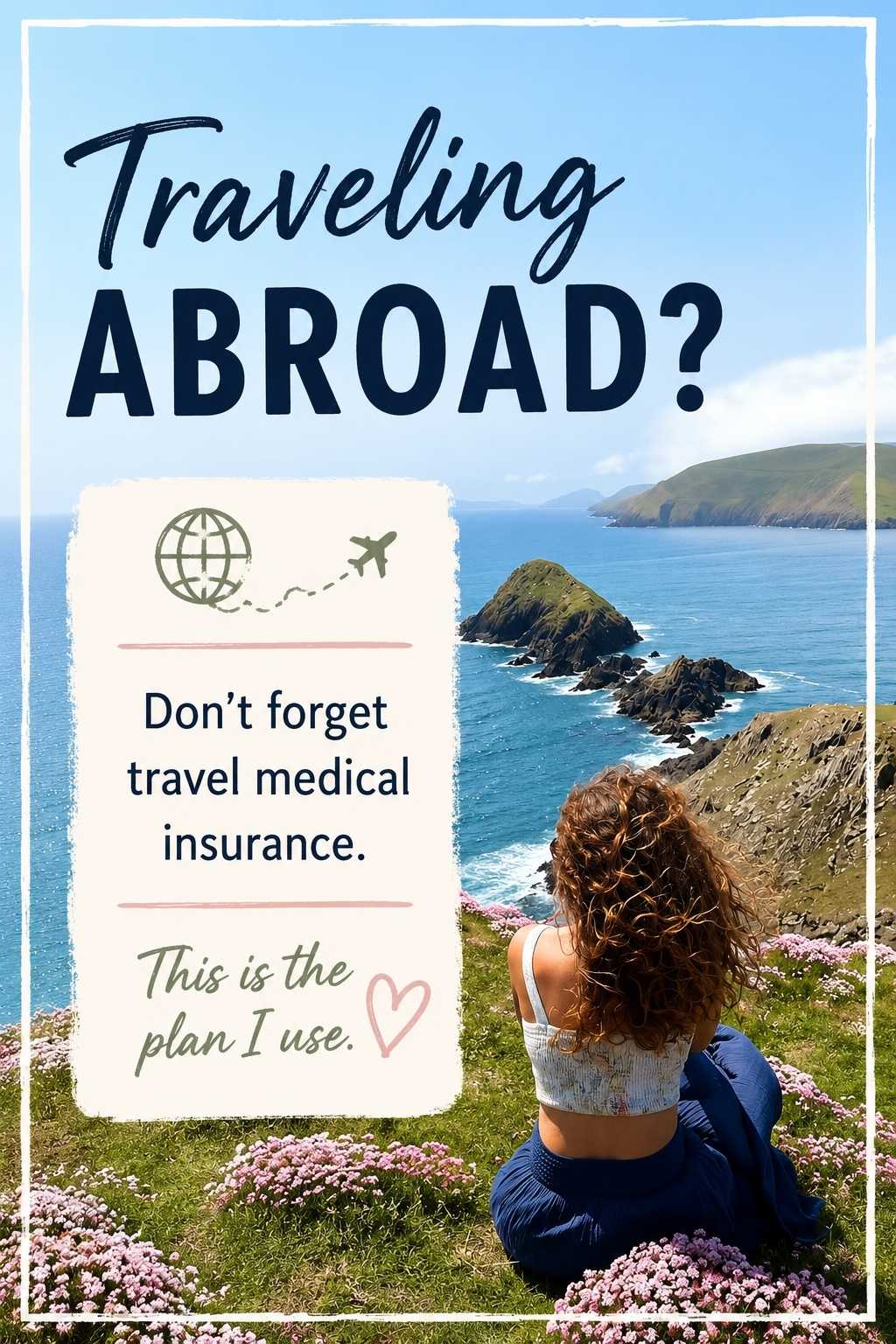 Traveling abroad? Do not forget travel medical insurance. This is the plan I use.