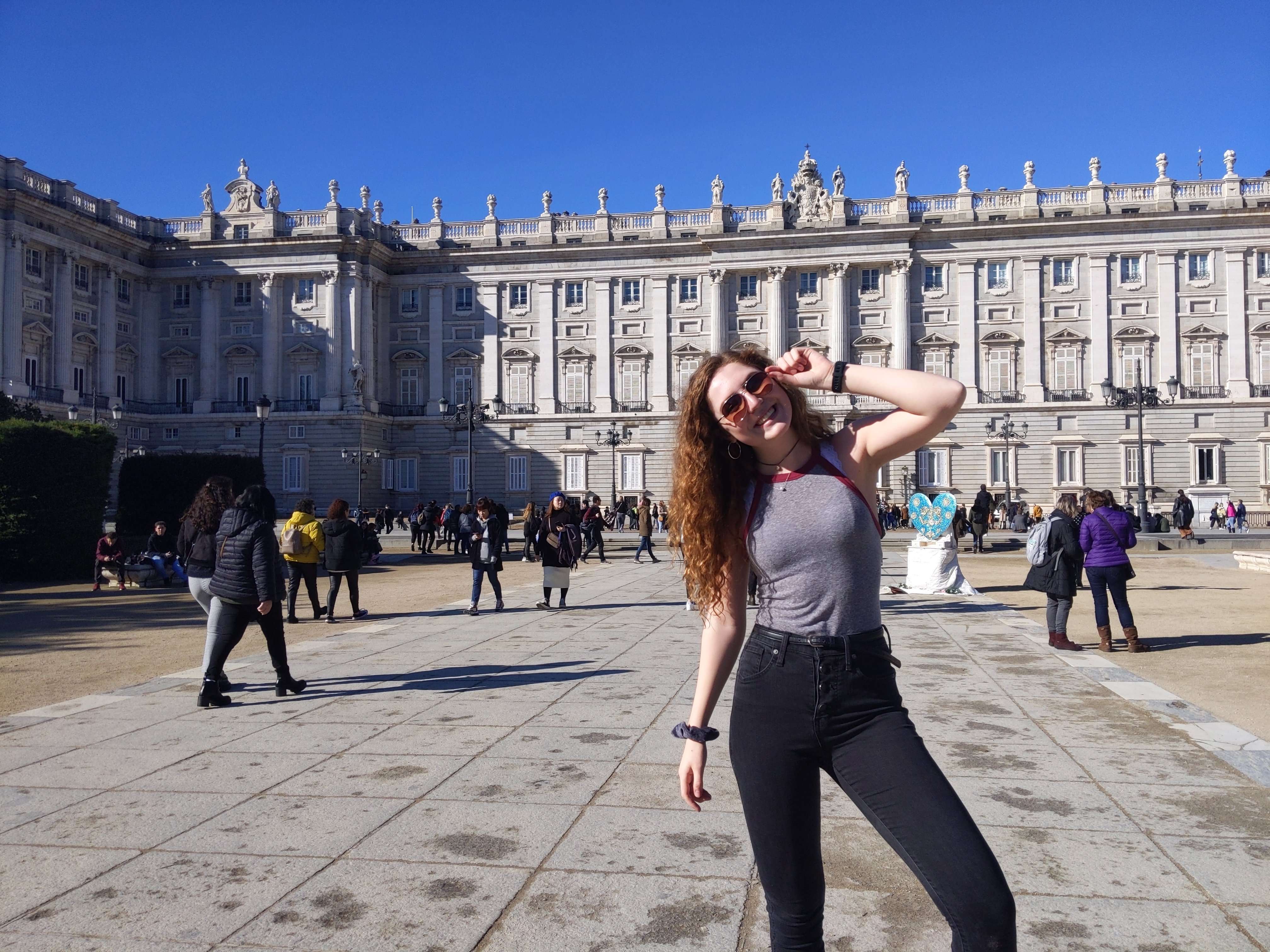 Palacio Real in downtown Madrid Spain