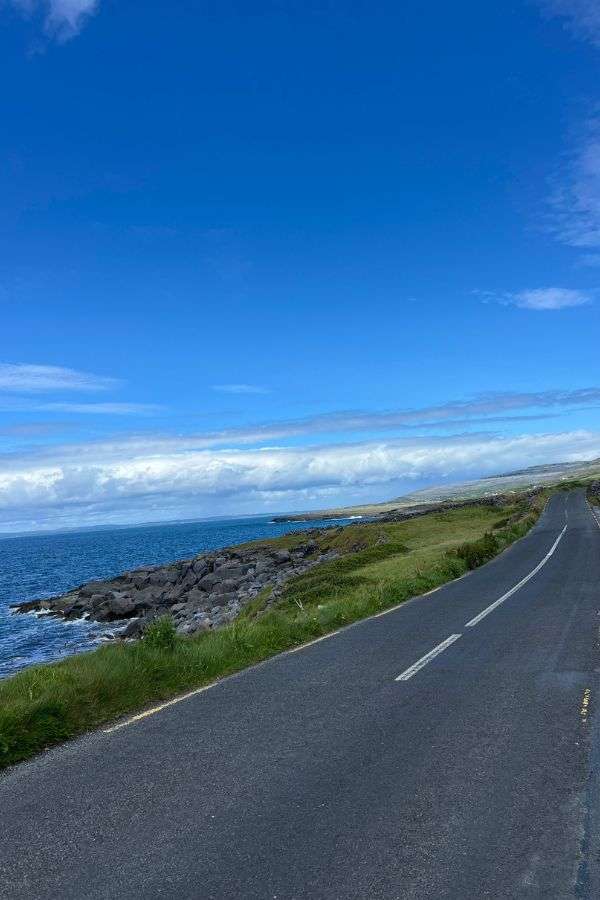 A beautiful road in Ireland while wandering the country